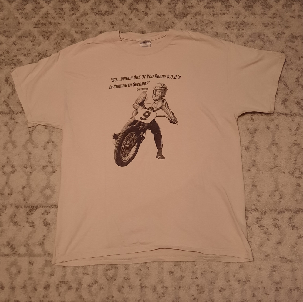 Gary Nixon flat track t-shirt